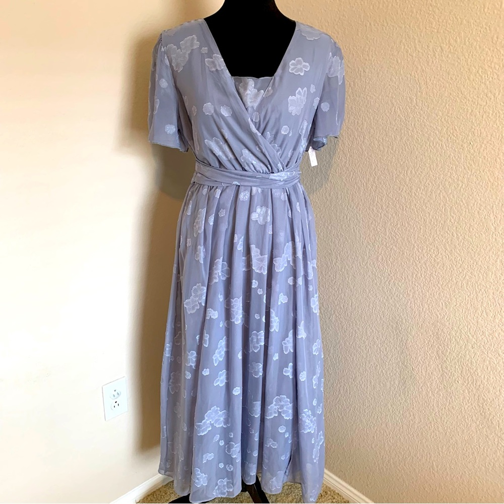 Baltic Born Light Blue Floral Dress
